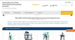 Desktop Screenshot of packagingsolutionindia.com